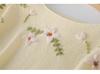 2026 Autumn/Winter Women's Embroidered Floral Wool One-Shoulder Sweater Top