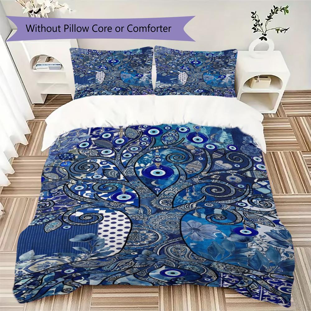 Tree of Life Pattern Bedding uilt Set uilt Cover Pillowcase Home Decoration Birthday Gift (1 * duvet cover + 2 * pillowcase without core)146