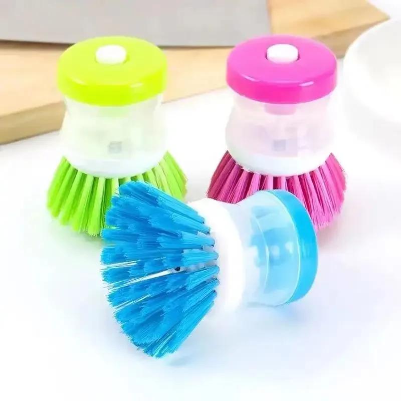 

3pcs Add Liquid Washing Pot Artifact Supplies Stove Household Bristle Cleaning Small Brush Brushes Kitchen Accessories Cleaner