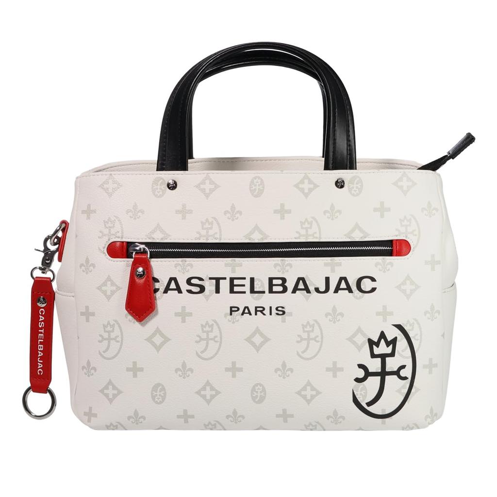 Castelbajac Tote Mini Driving Casual Sasha Key Black Bag, Tote, Handbag, Tote, Men's, 048521, All-Over Print, Horizontal, Ring, Strap, [01]