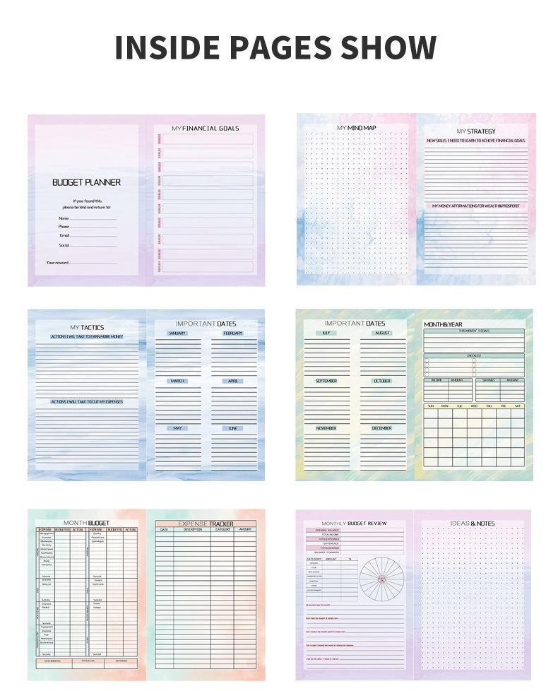 Undated Budget Book: Expense Tracker, Bill Manager & Financial Planner