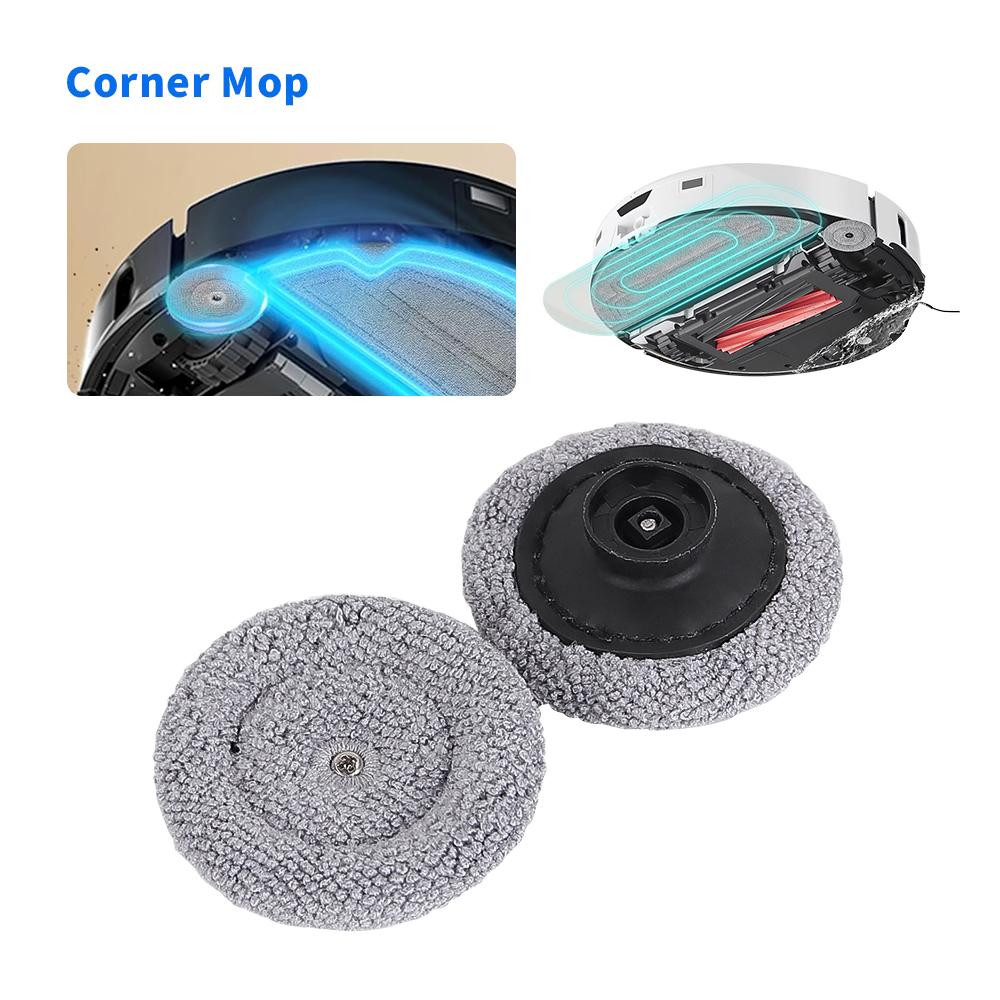 Mop Cloth For Roborock S8 MaxV Ultra S8 Max Ultra G20S Antibacterial Shock Mop Cloth Round Rag Robot Vacuum Cleaner Accessories