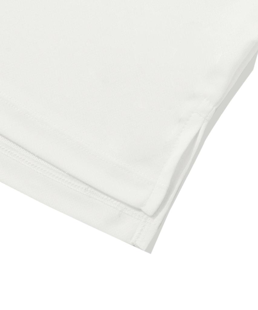 GAINSBORO Oversized Cool Micro Ice Round T-Shirt White