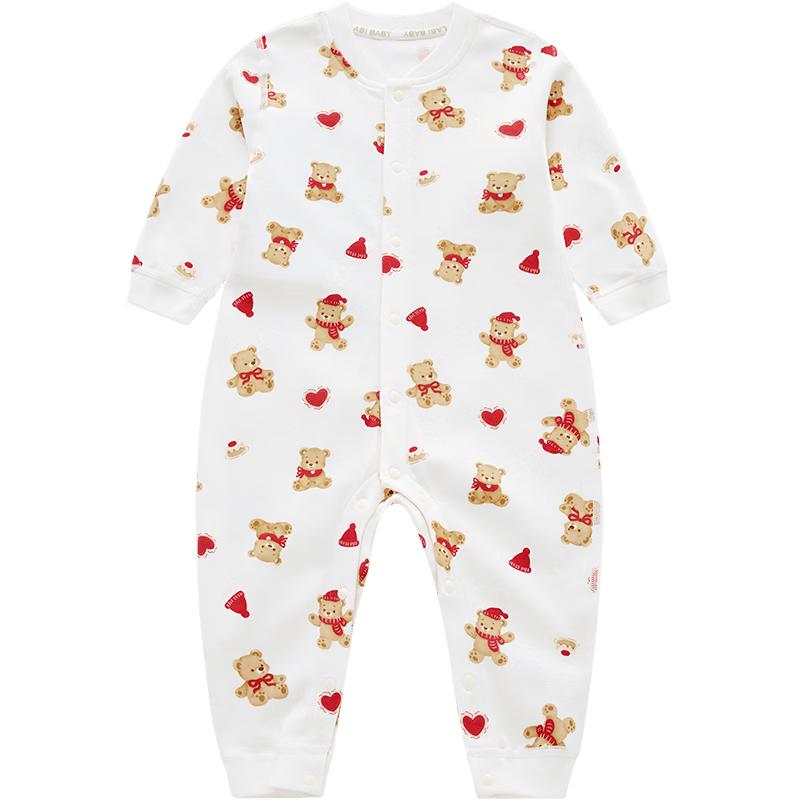 

Rabbi Baby Festive Pure Cotton Long Sleeve Romper 59