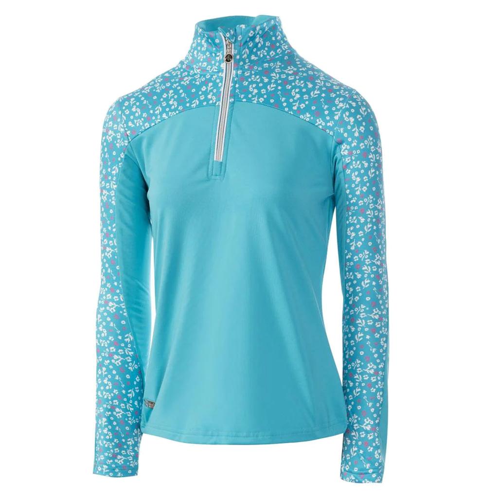 Island Green Womens/Ladies Floral Base Layer Top