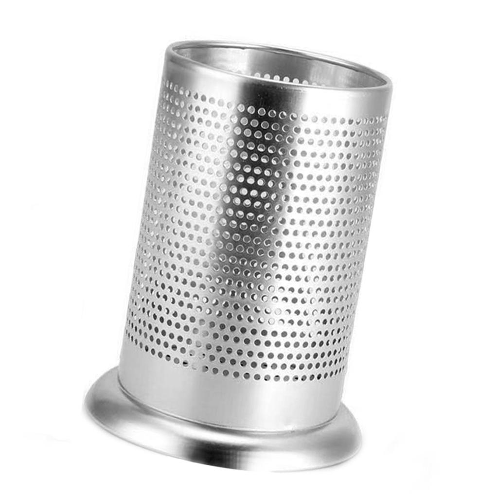 Edelstahl Essstäbchenhalter Essstäbchen Strohkorb Trockengestell Utensil Organizer für die Küche