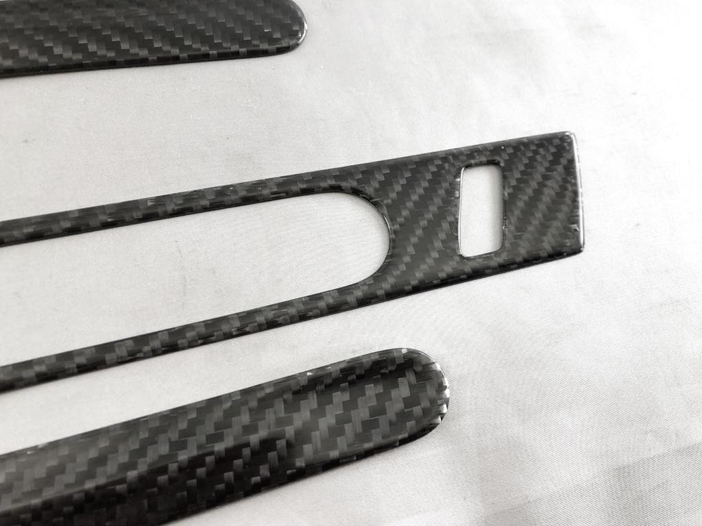BRIGHTZ R35 Real Carbon Door Handle Cover Knob 35 GTR G T R GT-R [DHC-NOBU-445]