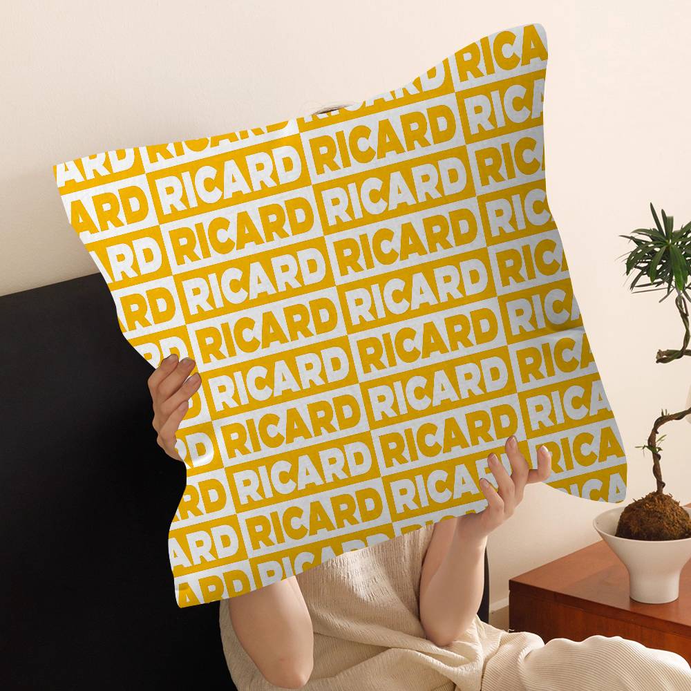 R-Ricards Logo Cushion Cover Decorative Pillow Sofa Home Decor Case Pillow Cases