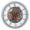 Industrial Style Silent Rotating Gear Wall Clock Retro Mechanical Clock Living Room Decoration Creative Wall Clock