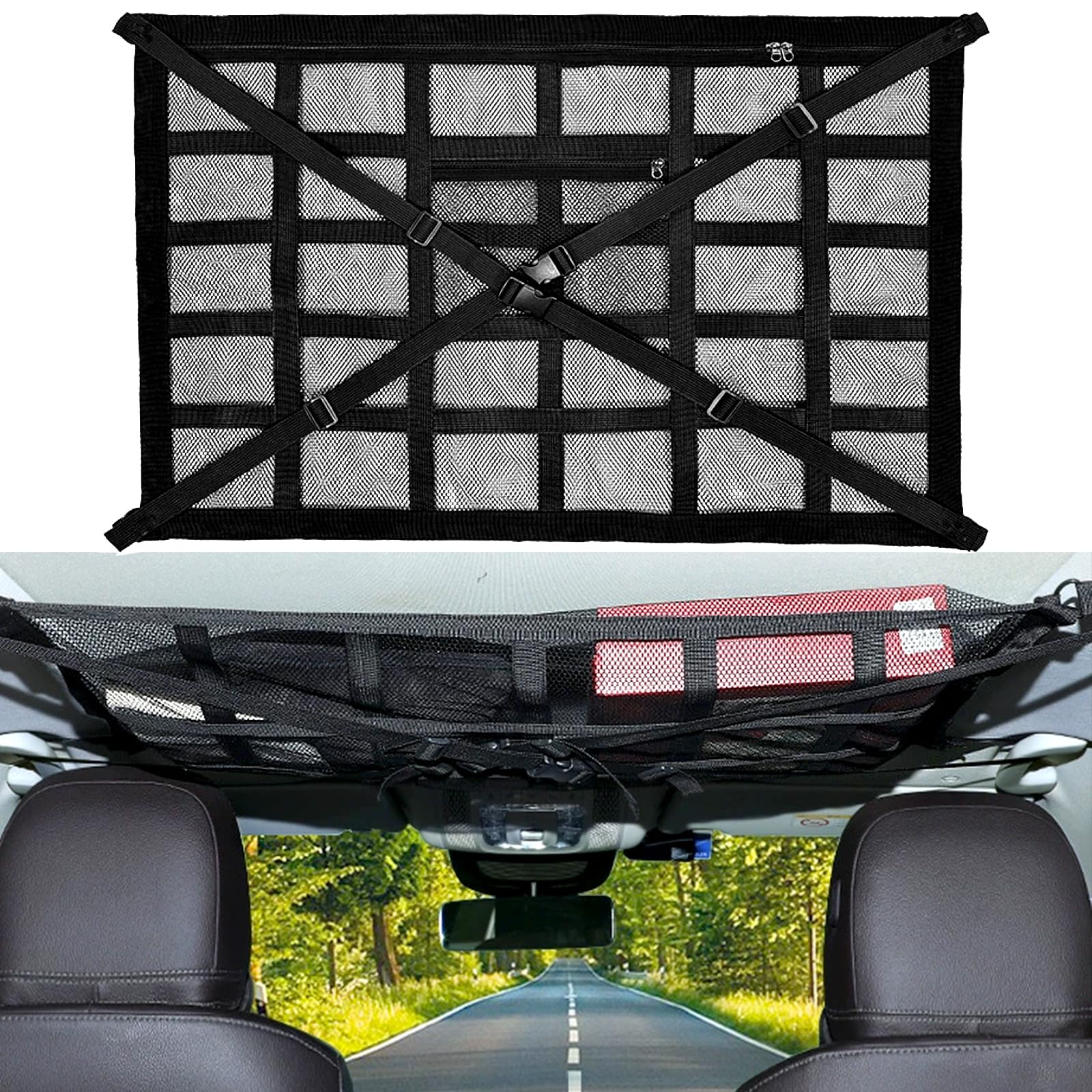 

Ysemco Car Roof Roof Box Cargo Luggage Type Net, Net, Net, Crossover, 2-Layer (7853cm) [Used] чёрный