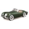 Bburago 1/24 Scale Jaguar XK 120 Roadster 1951 Green / Diecast Model Car, Finished Product, 18-22018 GN [Parallel Import]