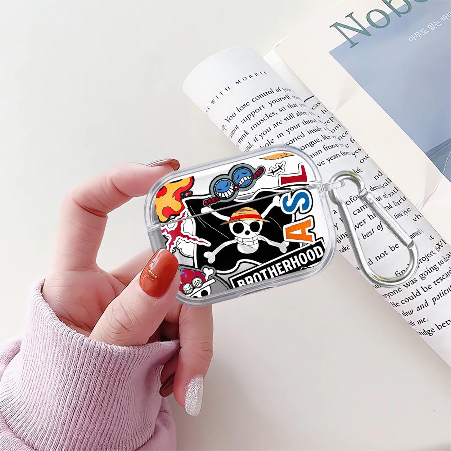 

Anime Ones Pieces Clear Earphone Cases Cover Case For Airpods Pro2 2 4 3 1 Pro3 Pro Airpods 2