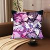 Funny Anime New Puella Magi Madoka Magica Pillow Case Fashion Square Pillowcase Bedroom Sofa Room Ins Decoration Leisure Cushion