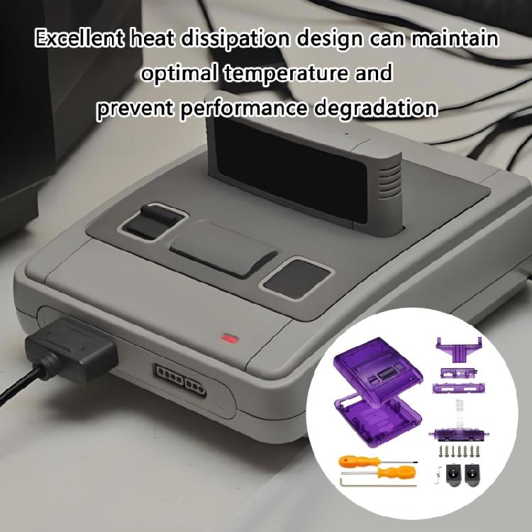 Transparent Housing Gaming Accessories Shockproof Shell Retro Game Console Clear Box Replacement Case Shell