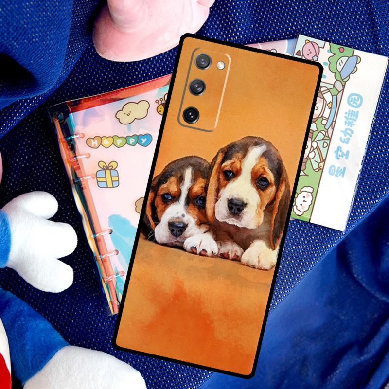 Beagle Puppy Dog Case For Samsung Galaxy S26 Ultra S25 S24 S23 S22 S21 S10 Plus S20 FE S25 Ultra Cover Funda