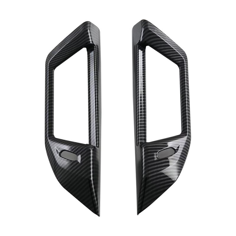 For BMW 5 Series G60 2024 B Pillar Air Outlet Vent Panel Cover Trim Decoration Interior Accessories ,ABS Carbon Fiber Carbon Fiber Pattern