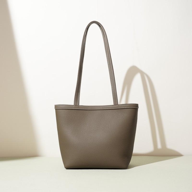 

2026 New Product Armpit Tote Bag All-matching Commuter Old Money Style Design Shoulder Genuine Leather Women s 18x10x19cm