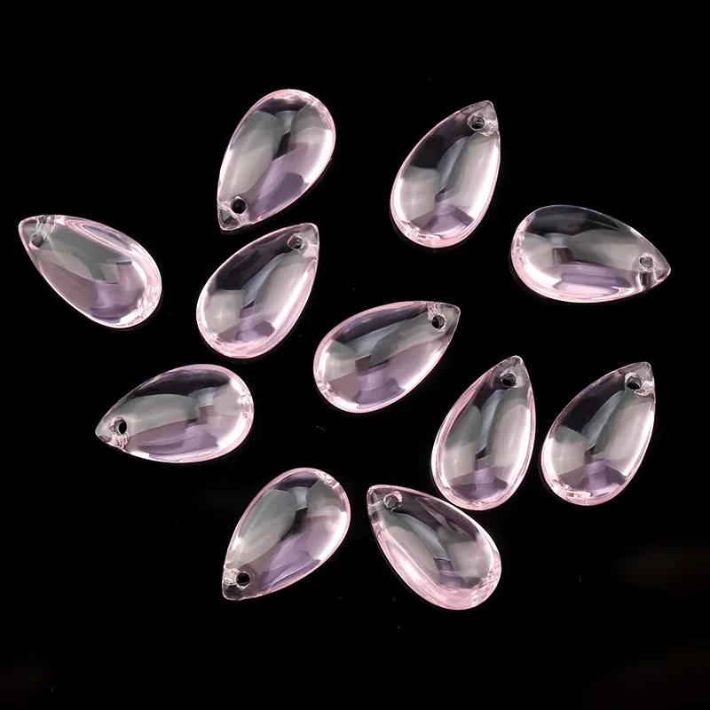 Best quality 8x14mm smooth crystal drop beads shiny ab glass drop beads jewelry beads for DIY bracelet necklace making 28pcs/lot 8x14mm-28pcs