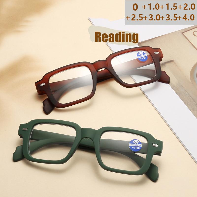 New Square Frame Glasses Fashionable Versatile Simple Square Reading Glasses 315 for Women Men
