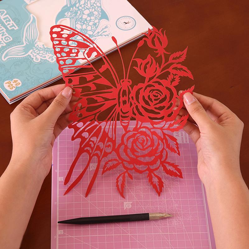 Creative Paper Cutting And Origami Book Diy Craft, Paper Cutting Painting, Engraving Painting, Holiday Gift