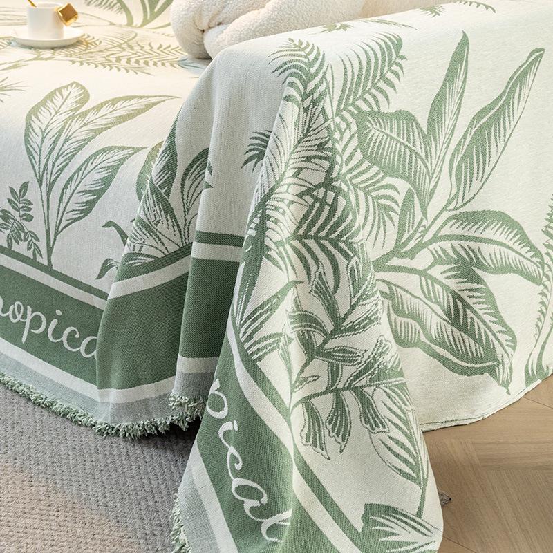 Sofa Towel Full Covered Four Seasons Universal Chenille Simple Modern Non-Slip Sofa Cover Blanket Cover Anti-Scratching Double-Sided