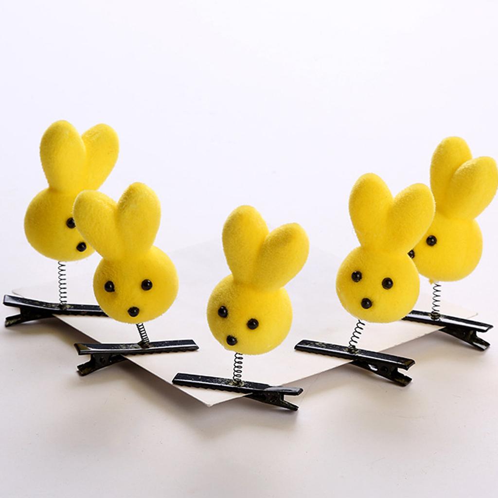 3D Tier Haarnadel Set von 5 für Mädchen Festival Niedliche Cartoon Hähnchen Seitenclip Erwachsene Kinder Familientreffen Party Haarnadel