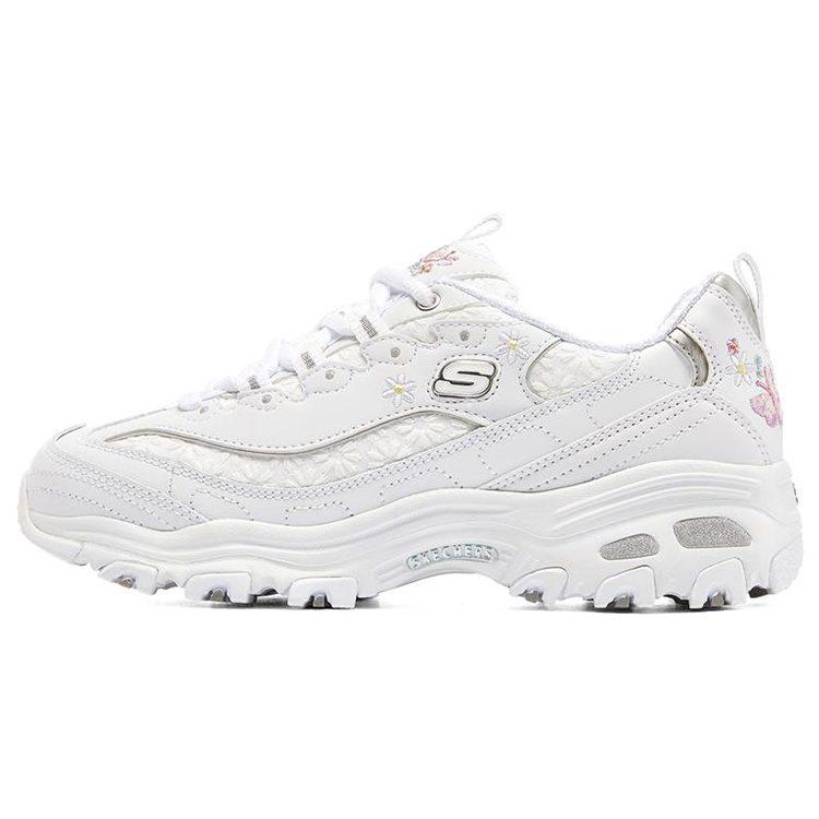 Skechers D'Lites 1.0 Running Shoes White Women's 149466-WHT