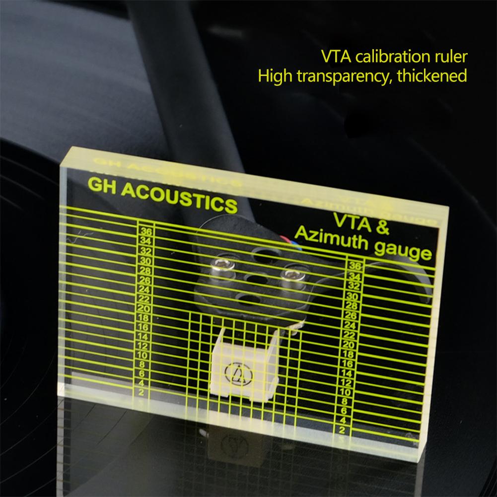 Cartuș Pick-up Braț de Ton VTA Echilibru Măsurare Azimut Orizontal Ajustare Riglă Instrument Pentru Pick-up Vinil LP Fonograf