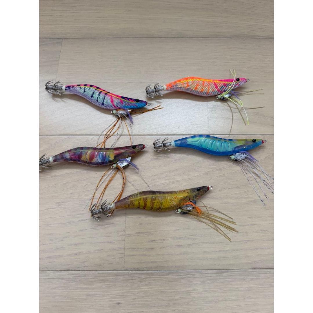 Used YOZURI Egi Ebi3.5 bait tree set of 5