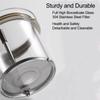 Creative Tea separation Glass Teapot 650ML One-button Filtering Teapot  Office