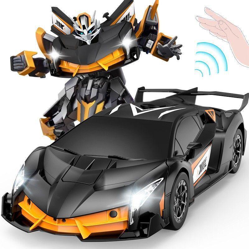 32cm Rc Remote Control Deformation Car Wireless Charging Racing Toy Boy New Year Gift