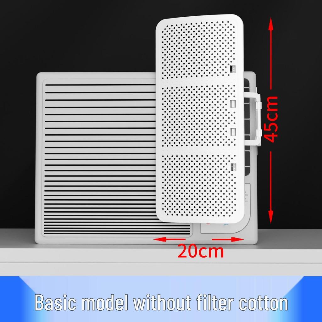 Universal White Waterproof Wind Deflector for Window Air Conditioners