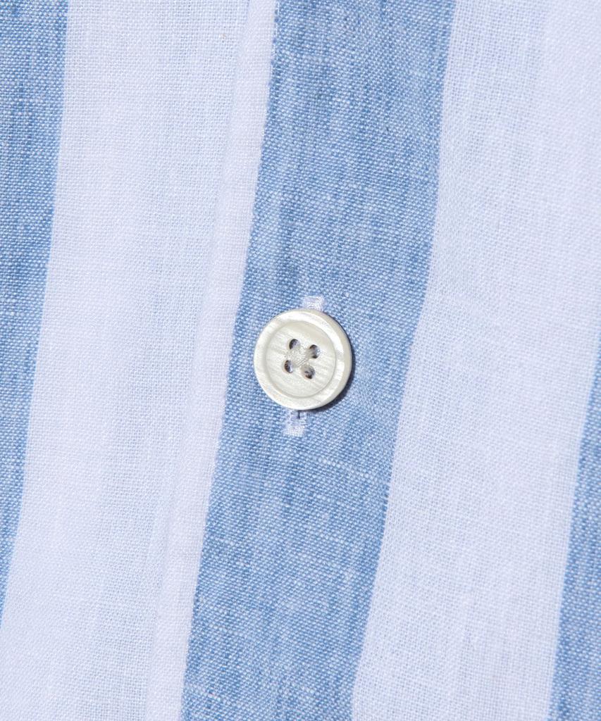 LEE Open Collar Linen Shirt Blue