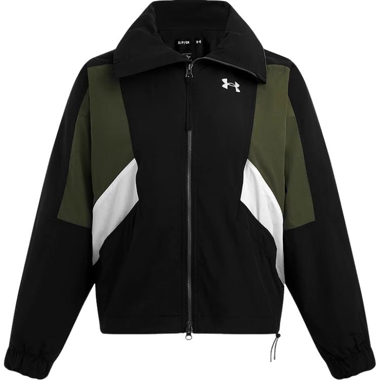 

Under Armour Color Block Training Jacket Women Jackets Black 1389317-001 M