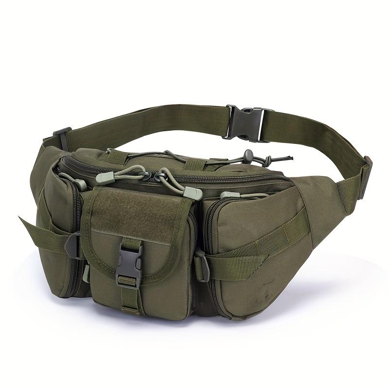 Outdoor Walking Large Capacity Sports Fanny Pack Tactical Waterproof Oxford Cloth Multi-functial Chest Bag Leisure Fanny Pack