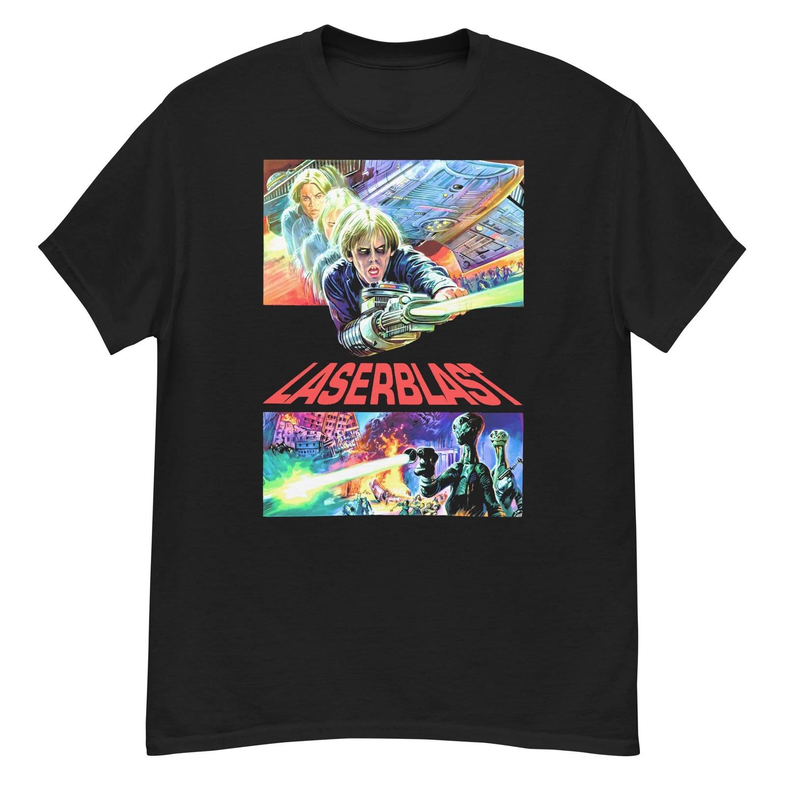 Laserblast cult sci-fi film fan art t-shirt XL