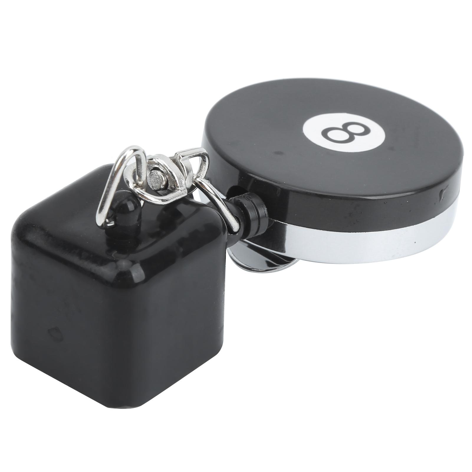 

Billiards Snooker Pool Cue Chalk Holder with Belt Clip Retractable Pool Table Accessories