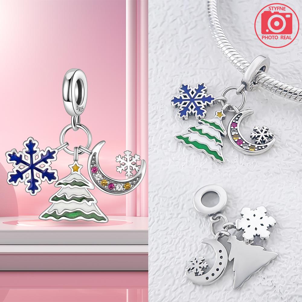 Winter Charm Pendant Copper Plated For Charms Copper Plated Original Bracelet For Jewelry Making