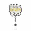 Cartoon Acrylic Badge Holder Retractable Badge Holder Retractable Badge Holder with Metal Clip for Nurse Doctor Student