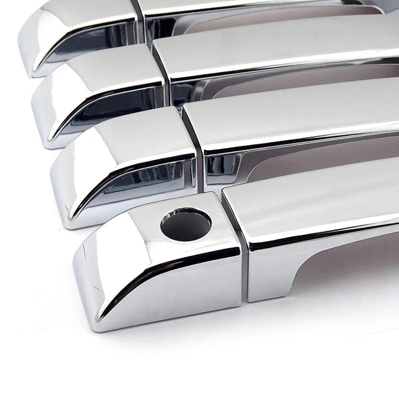 A51K-Silver Door Handle Covers Trim For Land Rover Range Rover L322 2002-2012