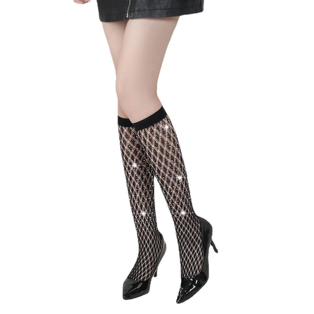 Damstrumpor, Vita Diamanter, Europeisk & Amerikansk Stil, Enfärgade, Hetsig Försäljning (TZ5014)