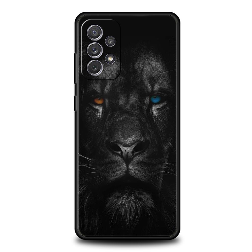 Animal Lion Wolf Tiger Phone Case For Samsung Galaxy A17 A07 A55 A35 A25 A15 A05 A33 5G A31 A23 A21s A13 A41 A73 A53 A51 A71over