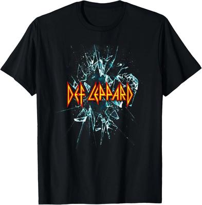 Koszulka Def Leppard Classic Black Album - 100% bawełna, koszulka z krótkim rękawem dla dorosłych
