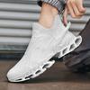 Summer Breathable Mesh Fly-woven Sneakers Running Blade Shoes Men's and Women's Shoes Trendy Shoes Socks Shoes Old