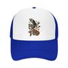 Vintage Eagle Guitar Rebel Spirit Mesh Baseball Cap Casual Hat Outdoor  For Womens Unisex FeUnisex