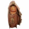 Vintage Leather Briefcase Brown Shoulder Messenger Laptop Bag Large High-Quality
