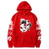 Fashion Sweatshirts Long Sleeves Loose Streetwear Hoodie Tops Anime Demon Slayer Hoodie Men's Print Pullovers Printed Harajuku