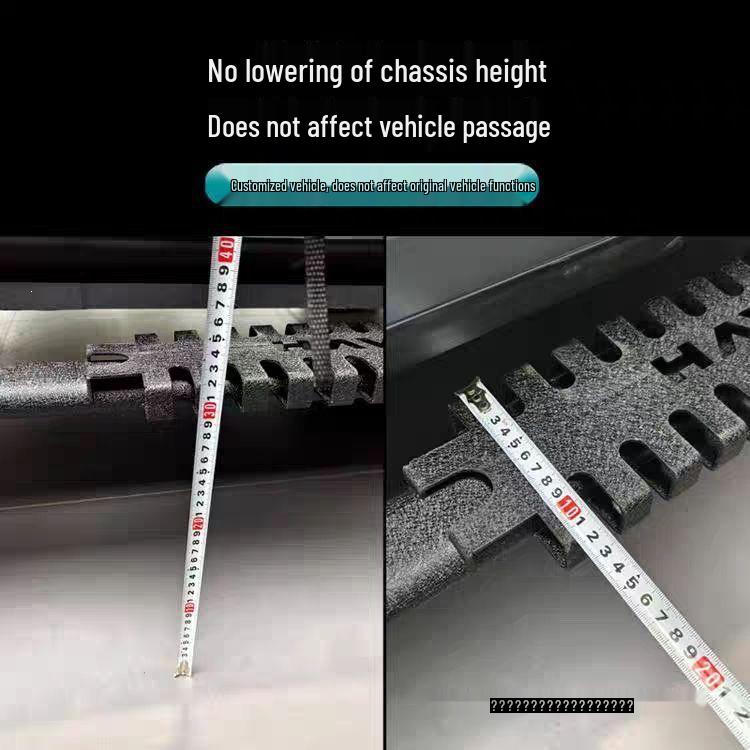 Durable Non-Destructive Carbon Steel Foot Pedals for Haval Menglong Off-road Vehicle - Dragon Scale Style