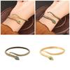 Elegant Ladies Snake Bracelet Adjustable Open Bangle Party Wear Bracelet Suitable for Distinctive Fashion Statements