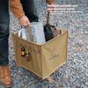 Outdoor Picnic Folding Triangle Garbage Bin Portable Rope Storage Basket Camping Large Capacity Garbage Bin